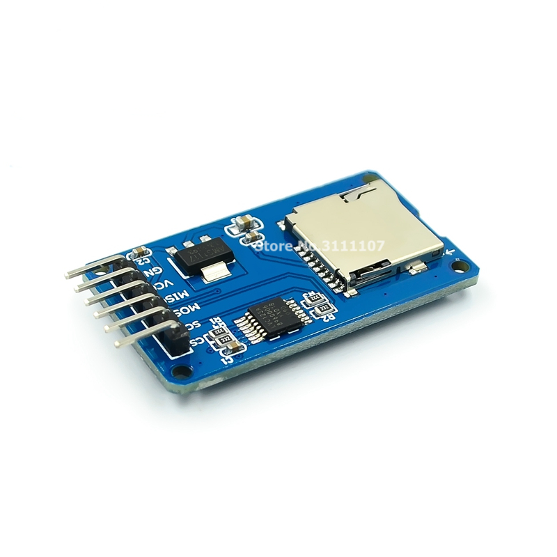 Sd Card Module Spi - โมดูลการ์ด Micro SD อินเทอร์เฟซ SPI เครื่องอ่านการ์ด