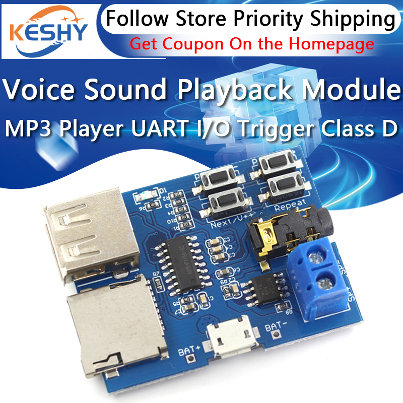 Sd Card Module Spi - โมดูลขยายเสียงโมดูลเครื่องเล่น MP3 UART i/o ทริกเกอร์คลาส D