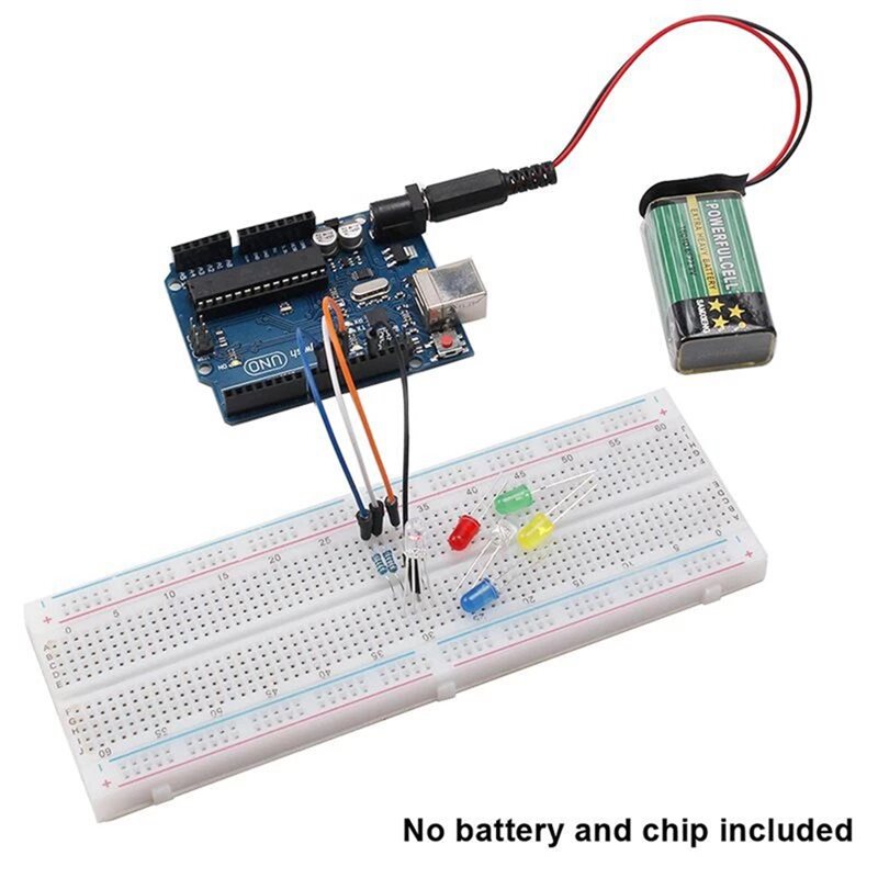 Diy Electronics Components Kit - ดีไซน์ใหม่~ ชุดอุปกรณ์อิเล็กทรอนิกส์สุดพิเศษสำหรับบอร์ดพัฒนา Arduino UNO R3 ชุด