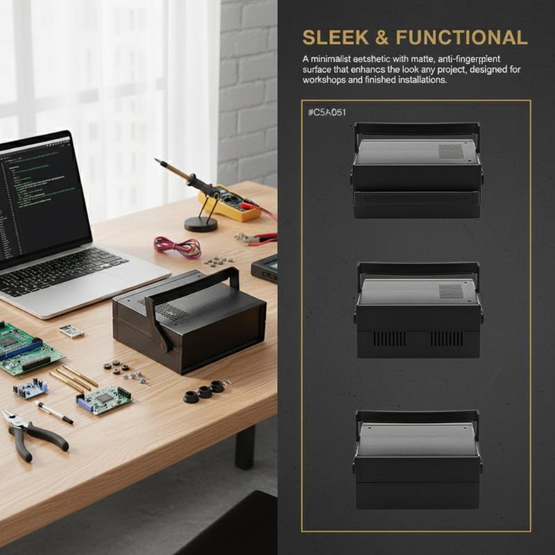 Diy Electronics Storage - กล่องพลาสติกกันน้ำสำหรับอุปกรณ์อิเล็กทรอนิกส์ ขนาด 200x175x70 มม. สำหรับงาน DIY