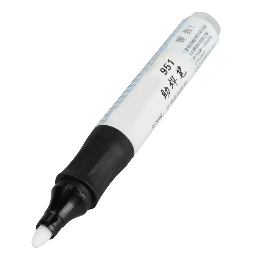 Flux Pen Electronics - ปากกาฟลักซ์บัดกรี 951 ขนาด 13 ซม. ฟลักซ์โรซินแบบไม่ต้องทำความสะอาด