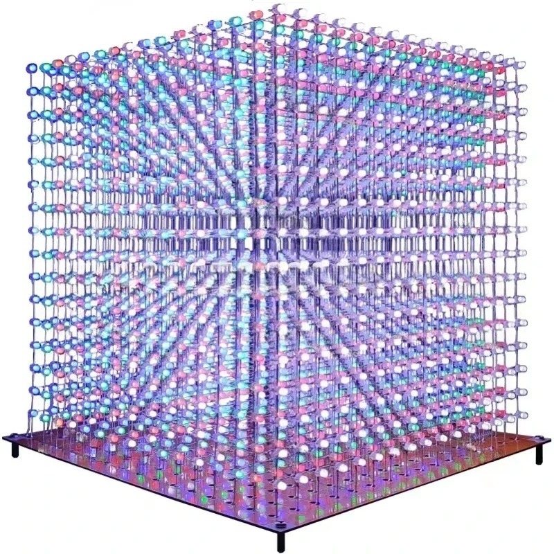 Diy Electronics - ชุดคิท 3D16mini Light Cube ขนาด 16x16x16