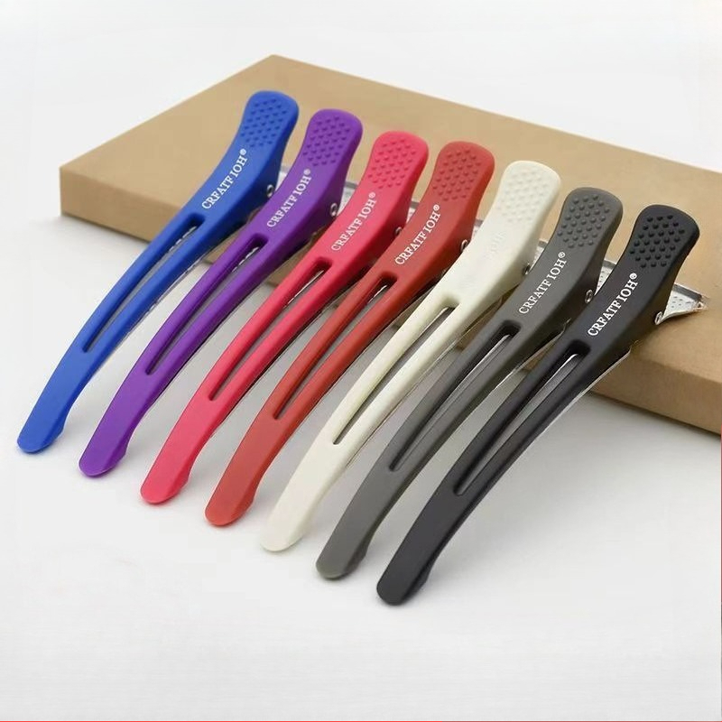 กิ๊บหนีบผมแบบไม่โค้งงอ 6 ชิ้น/ - Crocodile Clip Set บทวิจารณ์และราคา