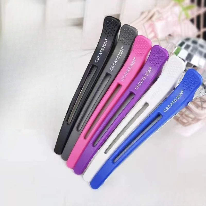 กิ๊บหนีบผมแบบไม่โค้งงอ 6 ชิ้น/ - Crocodile Clip Set บทวิจารณ์และราคา