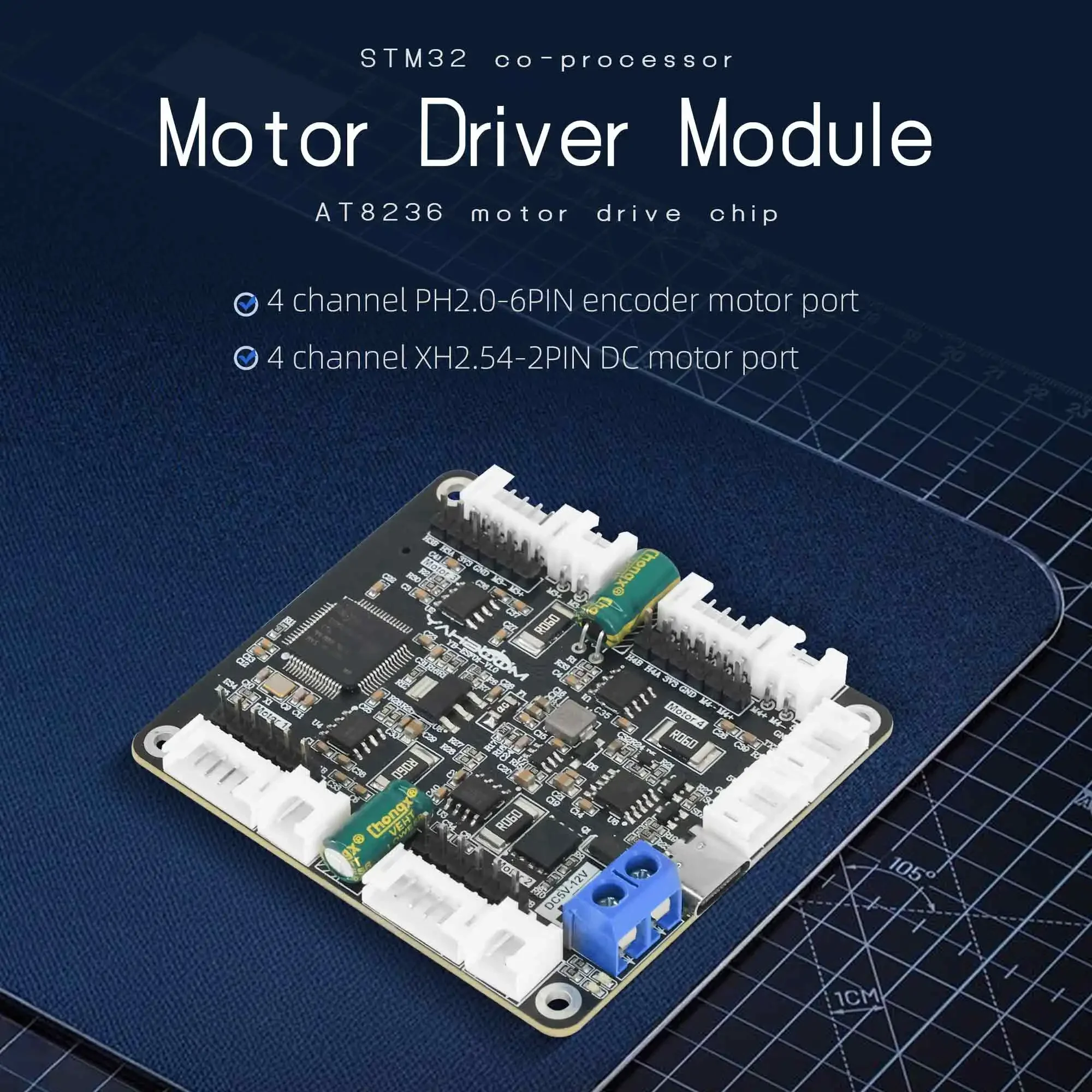 โมดูลควบคุมมอเตอร์ 4 ช่อง Yahb - Diy Electronics บทวิจารณ์และราคา