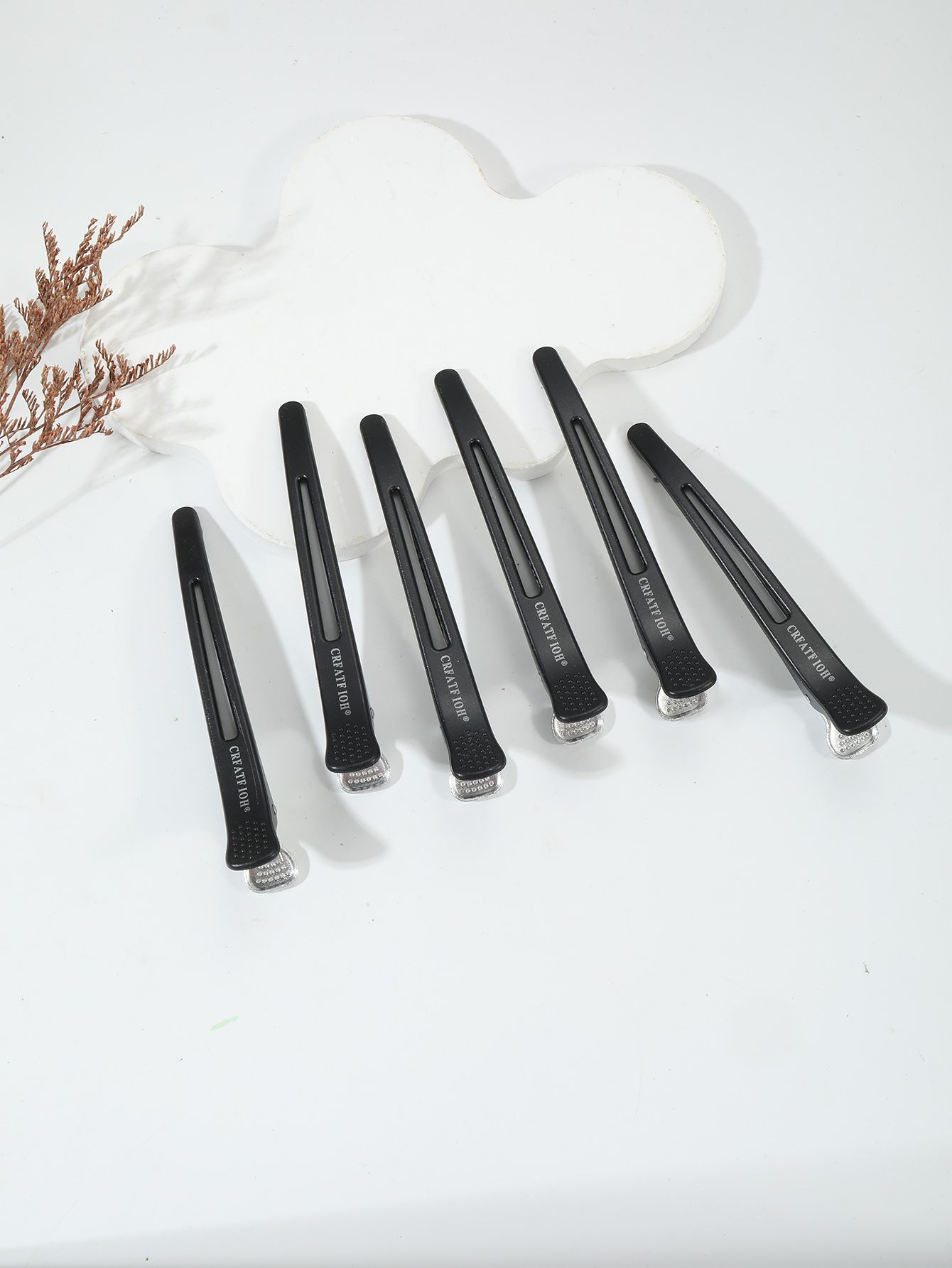 6 ชิ้น/ชุดของกิ๊บติดผมแบบไม่โค - Crocodile Clip Set บทวิจารณ์และราคา