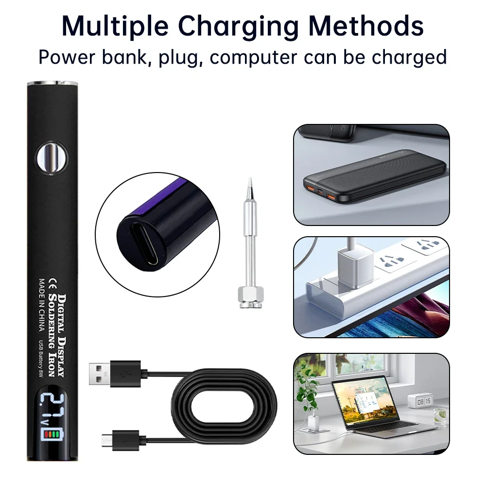 510 ชุดหัวแร้งอัจฉริยะปรับแรงด - Flux Pen Electronics บทวิจารณ์และราคา