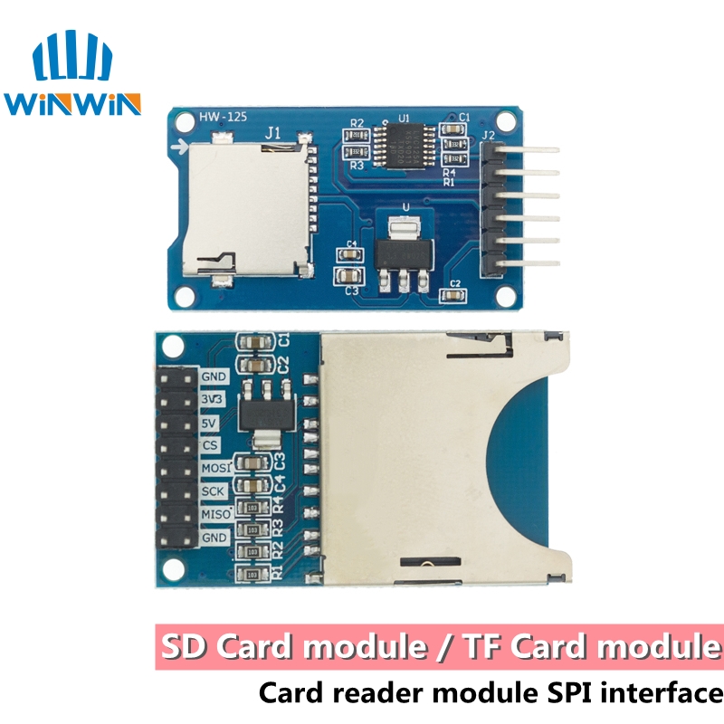 ไมโครเอสดีอุปกรณ์สำรองข้อมูลบอ - Sd Card Module Spi บทวิจารณ์และราคา