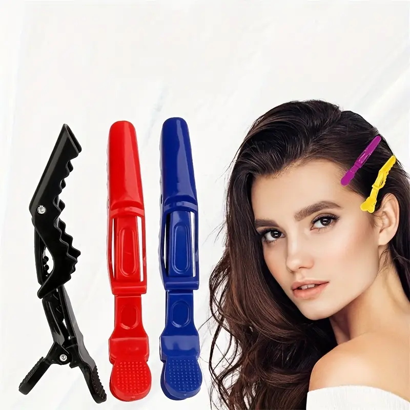 6 ชิ้น/เซ็ตคลิปผมจระเข้คลิปตัด - Crocodile Clip Set บทวิจารณ์และราคา