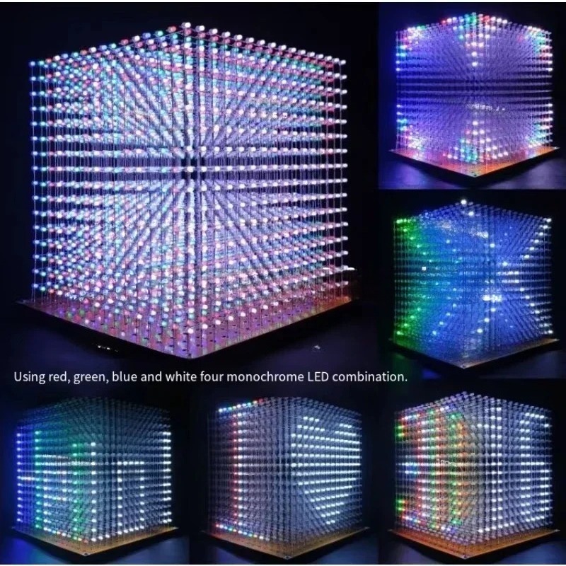 ชุดคิท 3D16mini Light Cube ขนา - Diy Electronics บทวิจารณ์และราคา