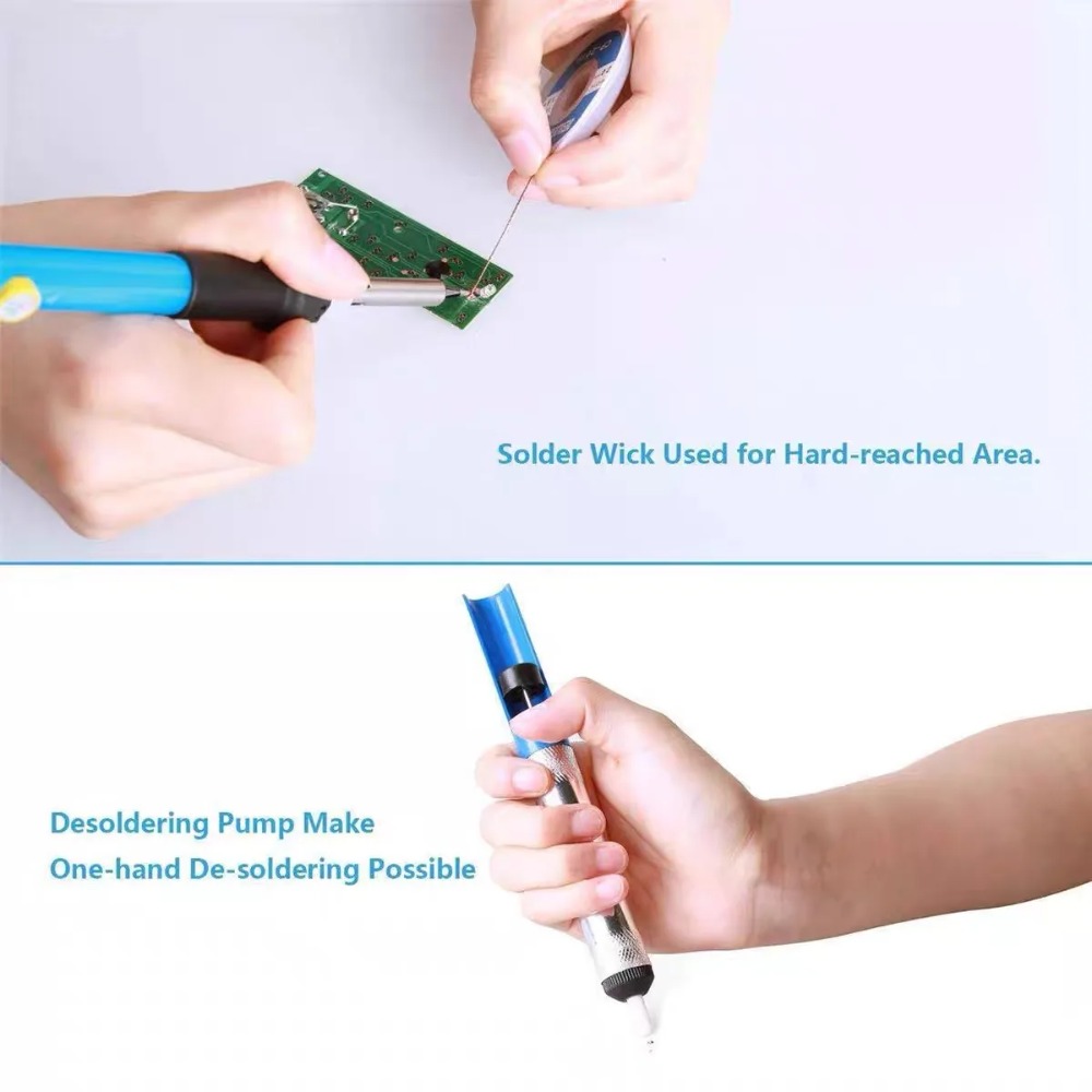 อลูมิเนียม Desoldering ปั๊มสูญ - Flux Pen Electronics บทวิจารณ์และราคา