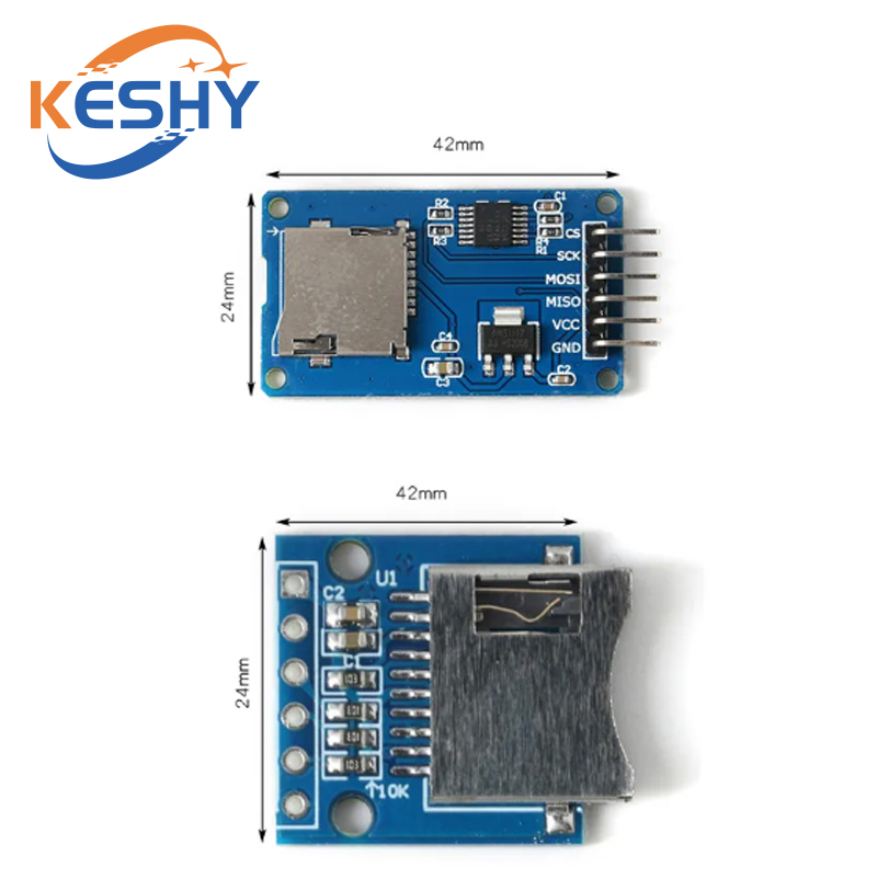 Micro SD บอร์ดขยาย Micro SD TF - Sd Card Module Spi บทวิจารณ์และราคา
