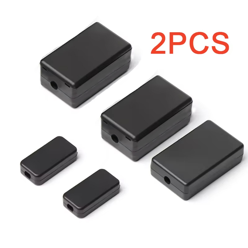 กล่องพลาสติกกันน้ำสีดำ 2 ชิ้น  - Diy Electronics Storage บทวิจารณ์และราคา