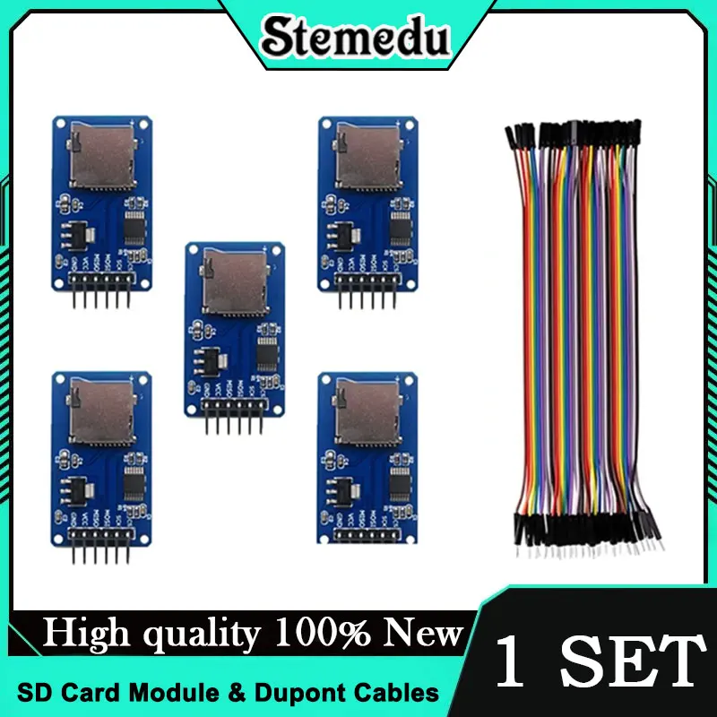 5PCS Micro SD การ์ดโมดูล 40P D - Sd Card Module Spi บทวิจารณ์และราคา
