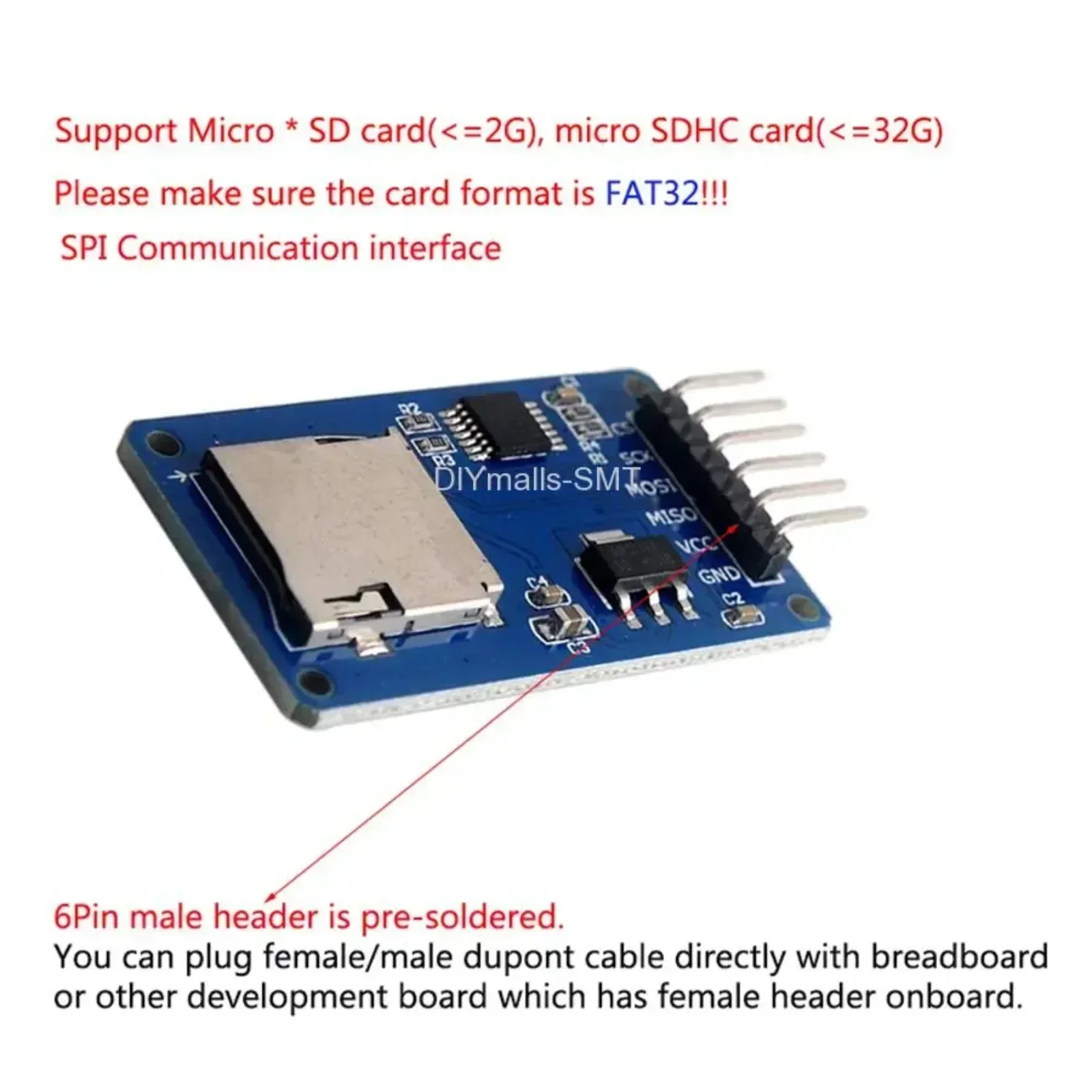 5PCS Micro SD การ์ดโมดูล 40P D - Sd Card Module Spi บทวิจารณ์และราคา
