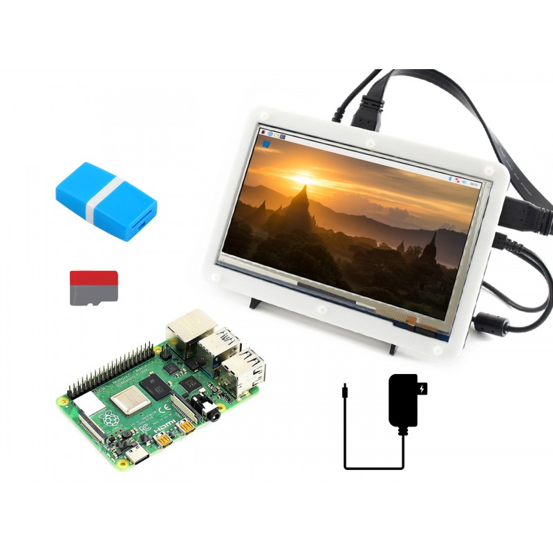 ชุดจอแสดงผล Raspberry Pi 4 Mod - Diy Electronics บทวิจารณ์และราคา