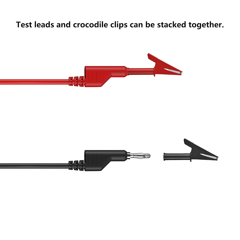 ชุดสายเคเบิลทดสอบแบบ Banana to - Crocodile Clip Set บทวิจารณ์และราคา