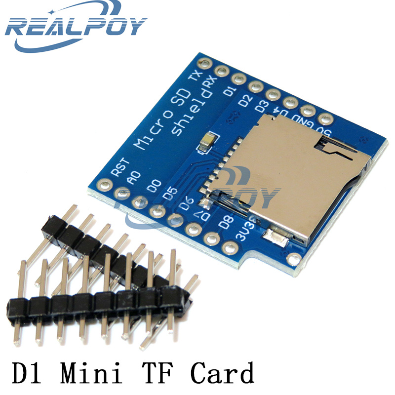 D1 Mini TF Card โมดูล Micro SD - Sd Card Module Spi บทวิจารณ์และราคา