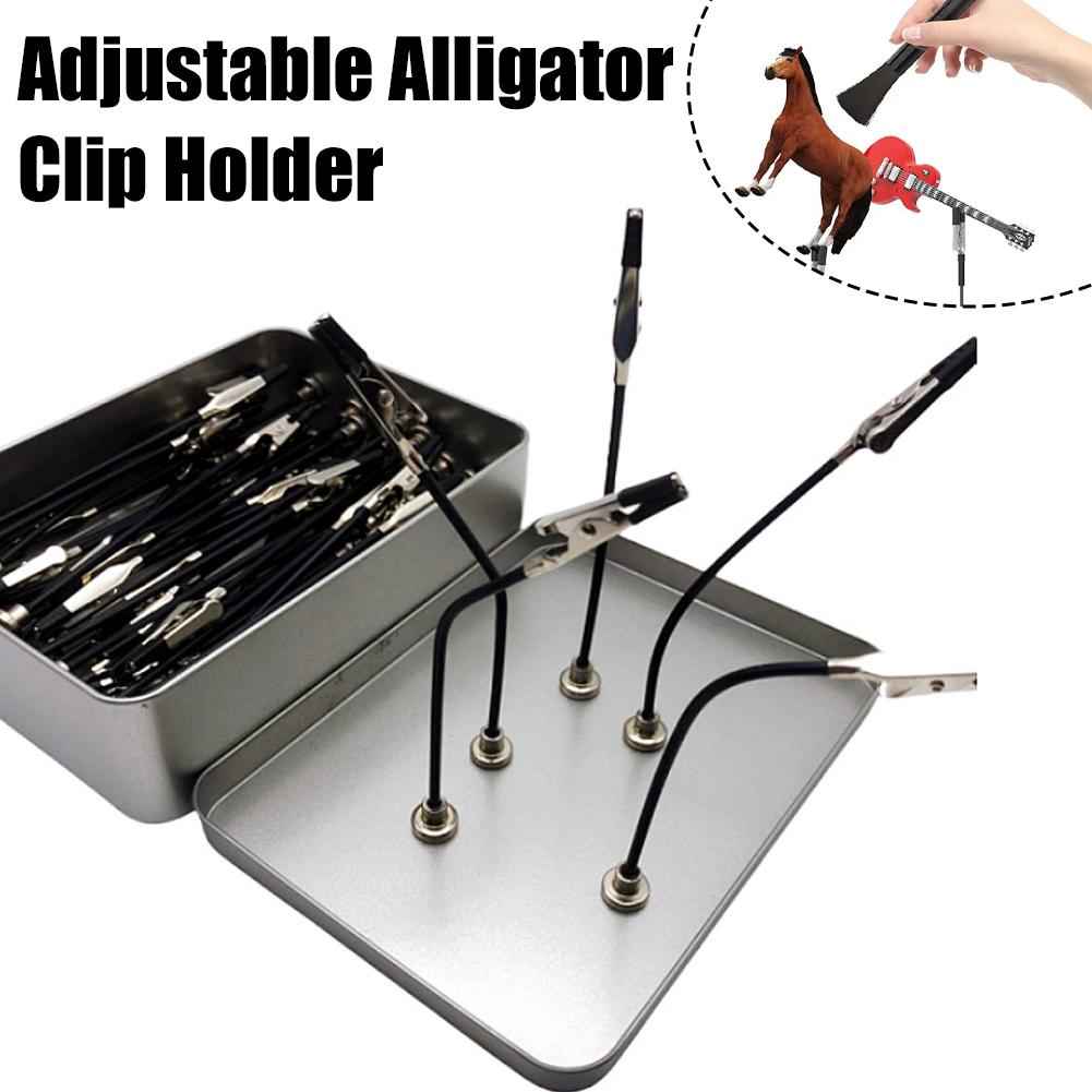 คลิปหนีบแม่เหล็กแบบจระเข้ 12/1 - Crocodile Clip Set บทวิจารณ์และราคา